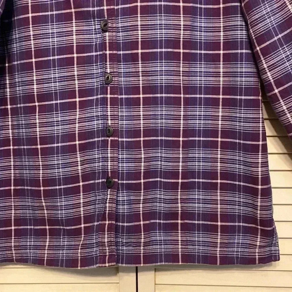 L.L. Bean Plaid Flannel Line Shirt Size S - Picture 4 of 8